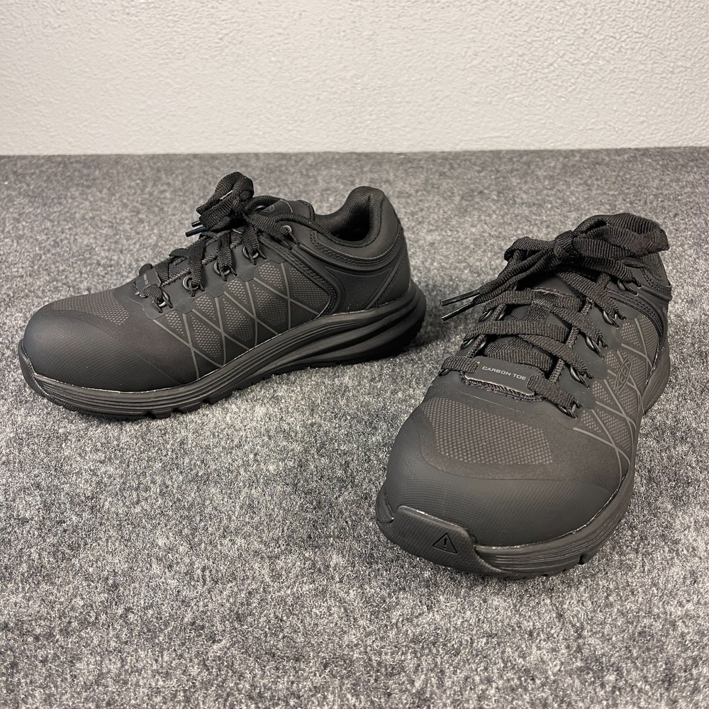 KEEN Utility Carbon Toe Safety Shoes Women's 5.5W Black Work Sneaker Lightweight